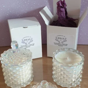Lolli "Diamonds" Iridescent Crystal Candle
