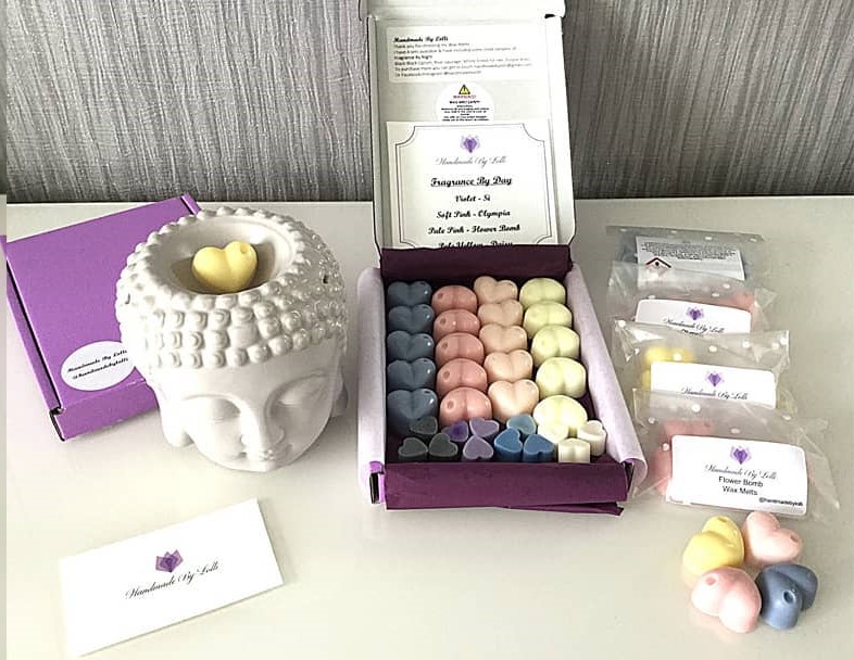 Lolli "Fragrance By Day" Wax Melt Letterbox Set with Buddha Burner